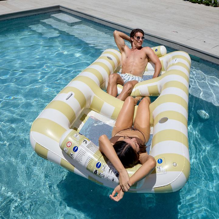 Immagine prodotto Sunnylife Luxuriöse Doppelluftmatratze Hängematte Casa Sand Stripe