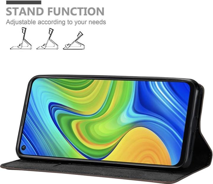 Productafbeelding Cadorabo Boek Onzichtbare Magneethoes (Xiaomi Redmi Note 9)
