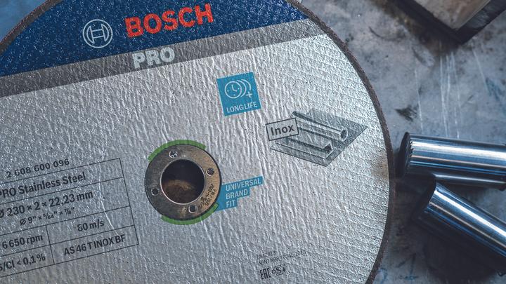 Actual product image Bosch Professional Zubehör PRO Stainless Steel cutting disc, 180 x 3 x 22.23 mm