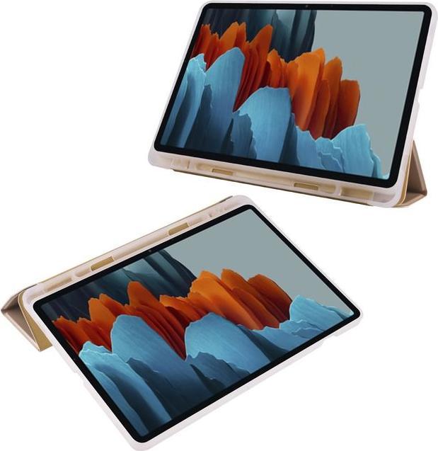 Produktbild MU Classic Dreifach faltbare Hülle mit Stylus Halterung (Galaxy Tab S7+)