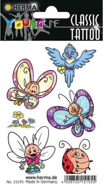 Actual product image Magni Classic Tattoo Colour Butterfly and Friends