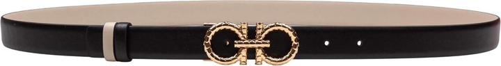 Salvatore Ferragamo Ferragamo reversible and adjustable gancini belt in leather (100)