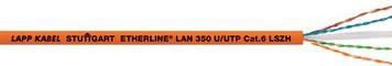 Produktbild Lapp 10 Meter 2170956 Etherline Lan Cat.6 F/UTP 4x2xAWG23 Datenleitung LSZH bis 350 MHz mit Foliensc (S/UTP, CAT6, 10 m)