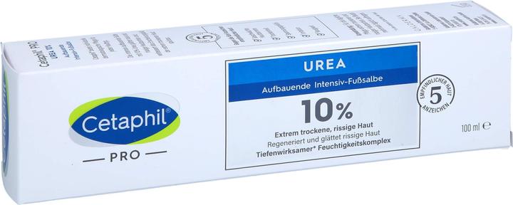 Actual product image Cetaphil Pro Urea 10% restorative intensive foot ointment, 100 g ointment (Foot deodorant & powder)
