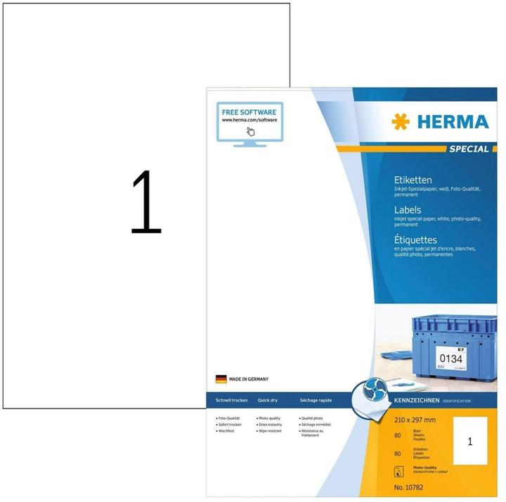 Produktbild HERMA Inkjet Etiketten A4