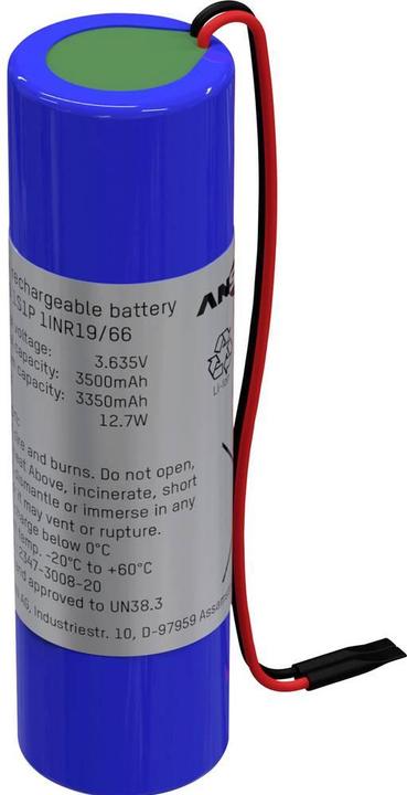 Produktbild Ansmann Li-Ion Battery Pack 1S1P (1 Stk., 18650)