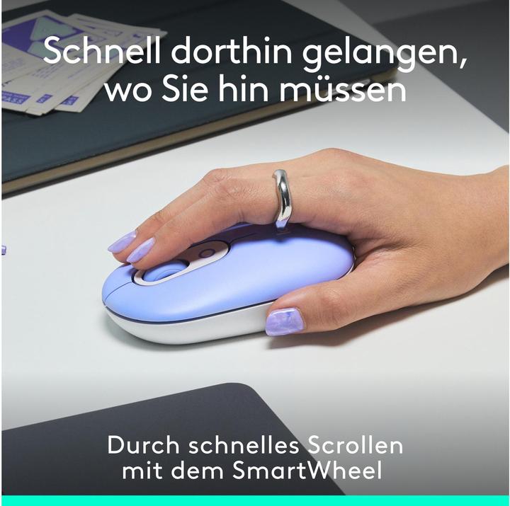 Produktbild Logitech POP Mouse mit personalisierbarem Emoji (Kabellos)