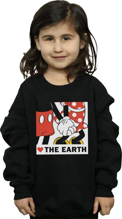 Immagine prodotto Disney Mickey Mouse Heart The Earth Felpa Ragazze (128)