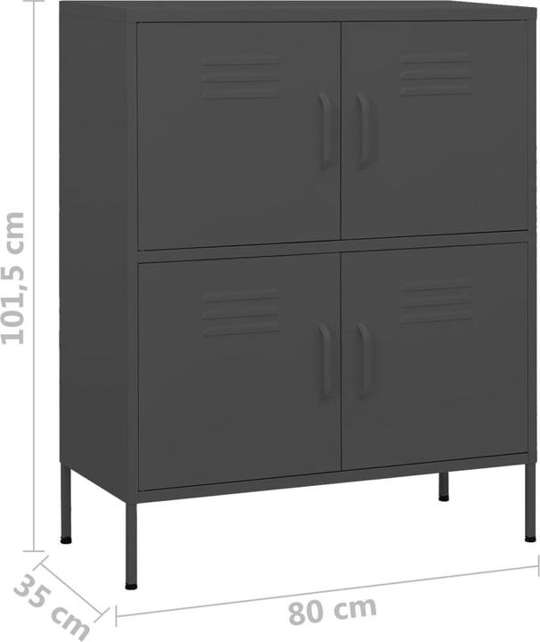 Immagine prodotto VidaXL Samos (80 x 35 x 101,5 cm)