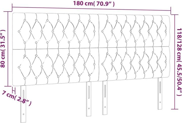 Image du produit VidaXL Poppy (180 x 7 x 128 cm)