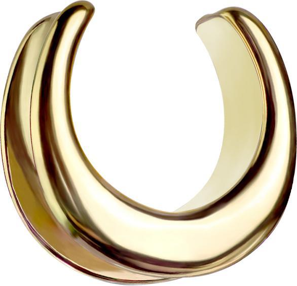 Produktbild Star Piercing Sattel vergoldet (Chirurgenstahl 316L)