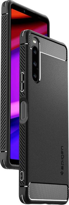 Actual product image Spigen Rugged Armor Sony Xperia 10 V czarny/black ACS06202 (Sony Xperia 10 V)