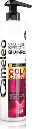 Immagine prodotto Delia Cosmetics Cameleo Keratin Shampoo con Olio di Marula per capelli colorati e decolorati 250ml (Shampoo liquido)