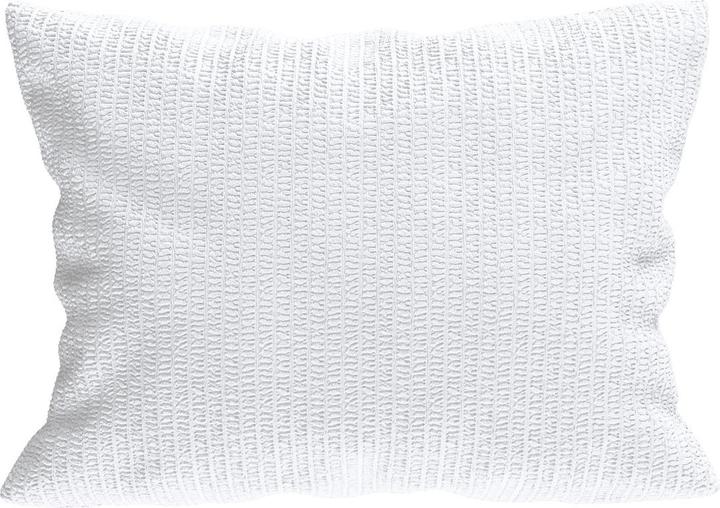Actual product image Lotus Bettwaren Bed Linen Satin Seersucker uni (Pillowcase, 65 x 65 cm)