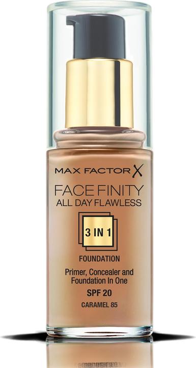 Actual product image Max Factor FACEFINITY ALL DAY FLAWLESS 3 IN 1 foundation #85-caramel (Caramel)