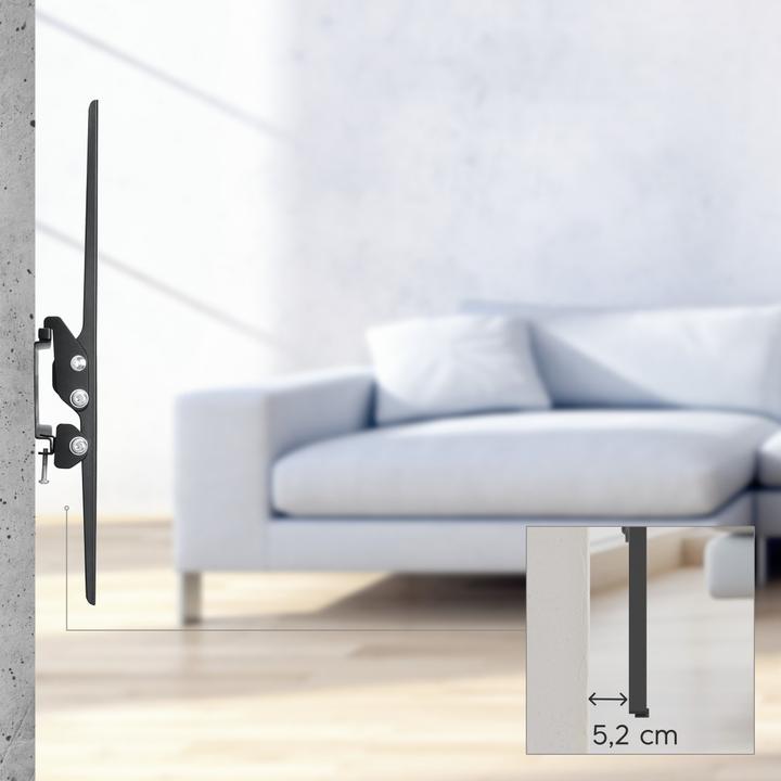 Image du produit Hama Support TV mural, inclinable, 191 cm (75") jusqu'à 40 kg (Mur, 75", 40 kg)