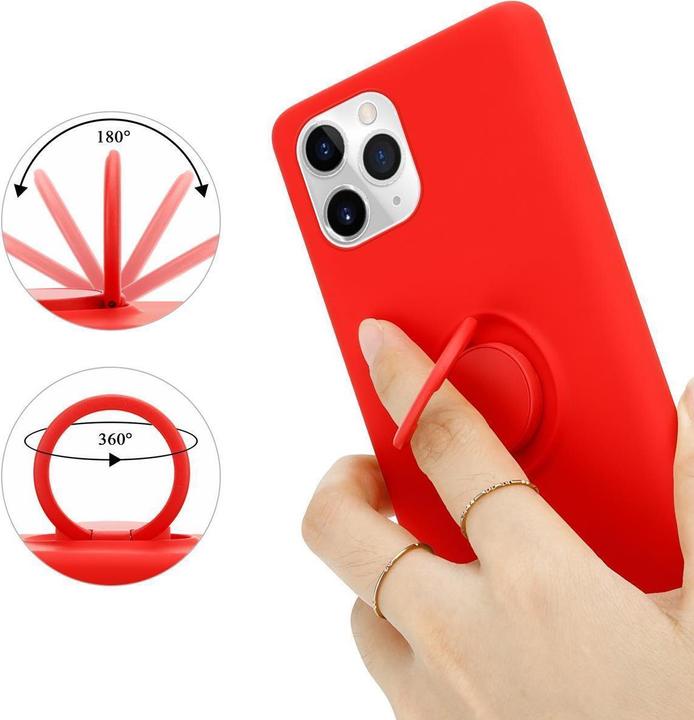 Actual product image Cadorabo TPU Liquid Ring Silicone Case Cover (Apple iPhone 11 Pro)