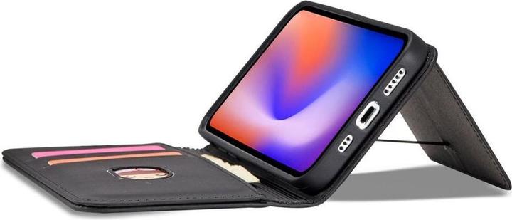 Immagine prodotto Hurtel Custodia a calamita per iPhone 12 Pro Max Portafoglio Portacarte Nero (Apple iPhone 12 Pro Max)