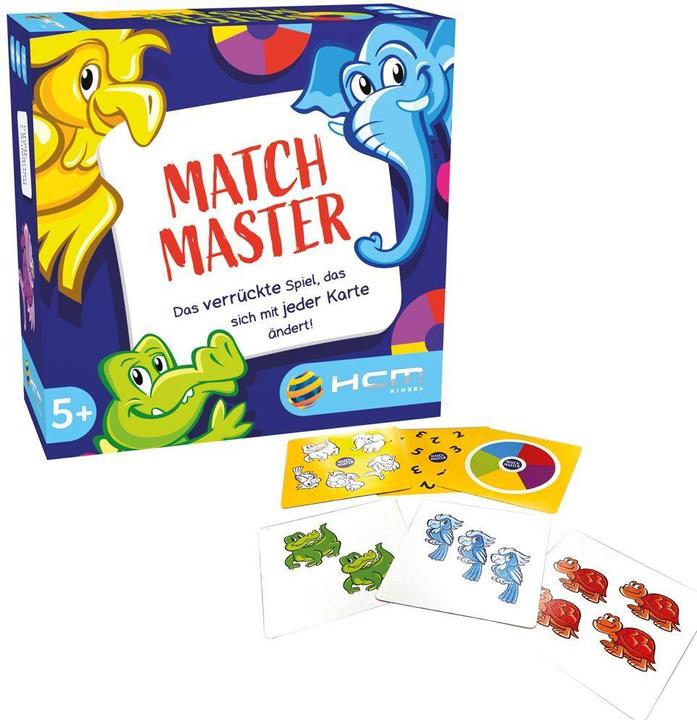 Produktbild HCM Kinzel HCM55163 - Match Master - Kartenspiel, 2-6 Spieler, ab 5 Jahren (DE-Ausgabe) (Deutsch)