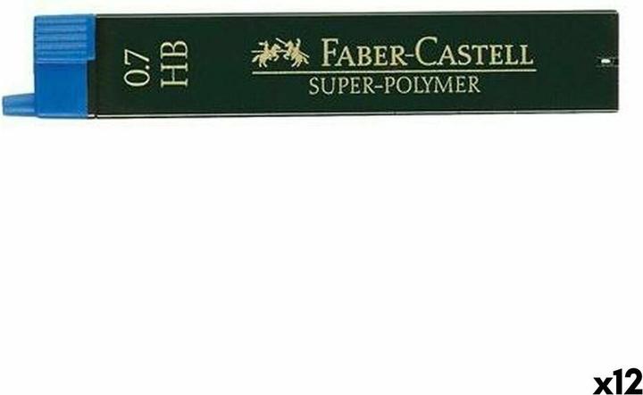 FABER CASTELL - Etui de 12 mines Super polymer 0,7mm | Atelier Phuong