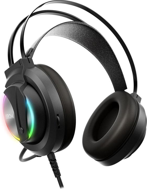 Image du produit Krom Kappa Casque filaire Bandeau Gaming Noir (NXKAPPA) (Filaire)