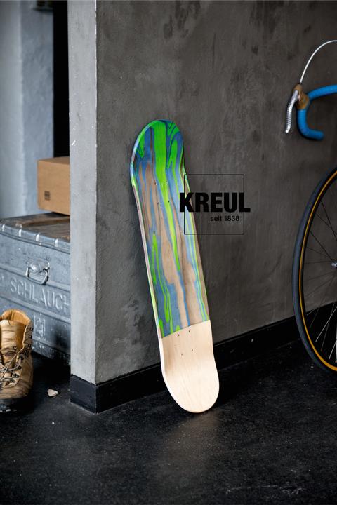Actual product image Kreul Magic Marble" marbling paint, neon pink, 20 ml (Neon pink, 20 ml)