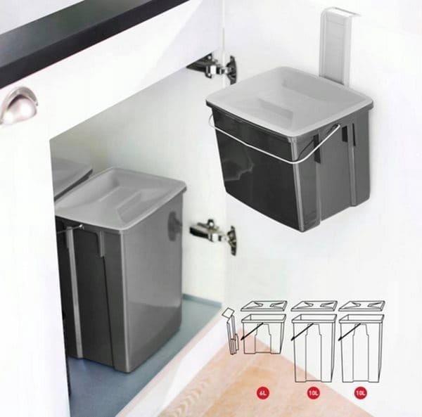 Actual product image Curver Bioboxrefuse Bin Set 3pcs Anthracite (6 l)