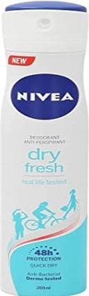 Actual product image NIVEA DRY COMFORT FRESH deo vapo 200 ml (Spray, 200 ml)