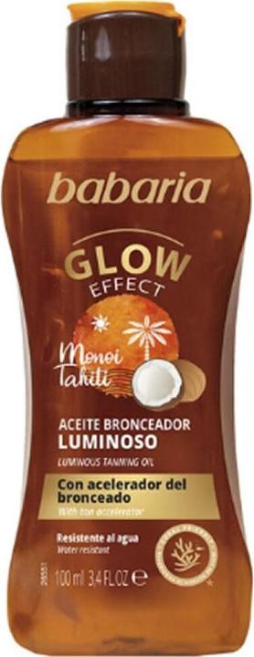 Actual product image Babaria Tanning Oil Gel Glowing Effect 100ml (Self tanning oil, 100 ml)