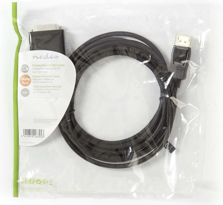 Immagine prodotto Nedis Cavo video DVI-D (M) a DisplayPort (M) (3 m, DisplayPort)