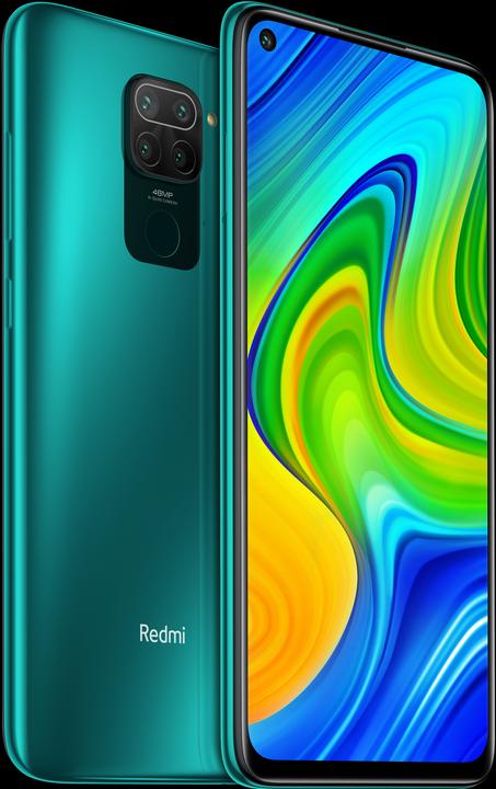 Actual product image Xiaomi Redmi Note 9 (128 GB, Forest Green, 6.53", Dual SIM + SD, 48 Mpx, 4G)