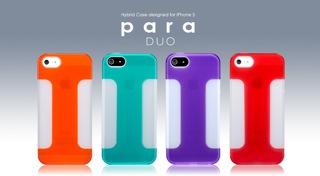 Image du produit more. Para Duo Hybridcase pour iPhone 5/5S/SE Purple (Apple iPhone 5s, Apple iPhone 5, Apple iPhone SE)