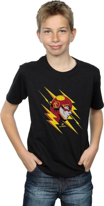 Actual product image Boys The Flash Lightning Portrait T-Shirt (128)