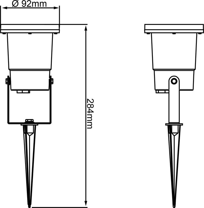 Produktbild Brilliant Gartenstrahler Janko (300 lm, IP44)