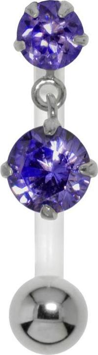 Violett, Silber, Transparent