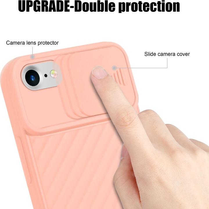 Actual product image Cadorabo TPU cover with camera protection (Apple iPhone 7, Apple iPhone SE (2nd Gen))