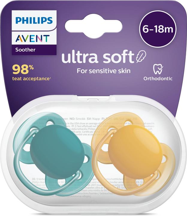 Actual product image Philips Avent ultra soft (2 x, from 6 m.)