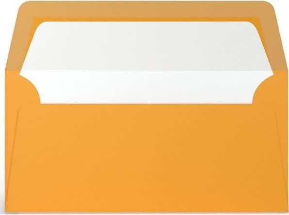 Actual product image Rössler Envelope DL SF ochre ribbed (5 x)