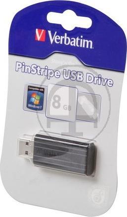 Actual product image Verbatim PinStripe (8 GB, USB-A, USB 2.0)