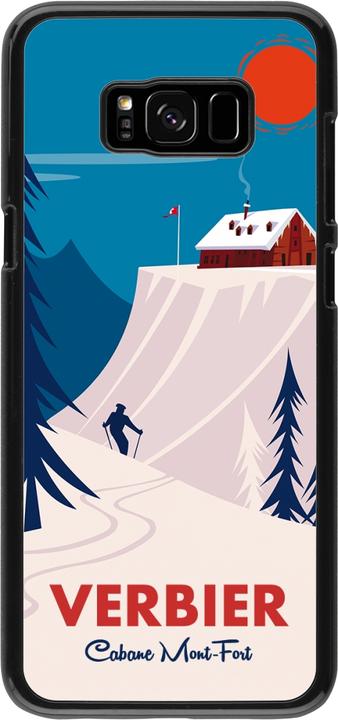 Actual product image PhoneLook Coque Verbier Cabane Mont-Fort (Samsung Galaxy S8+)