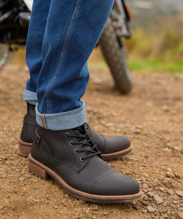 Produktbild Joe Browns Cleated Sole Buckle and Zip Leather Army Boots (44)