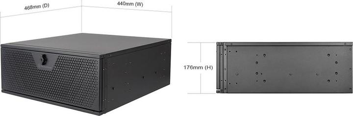 Produktbild Silverstone RM44 (SSI CEB, ATX, Mini-ITX, mATX, E-ATX)