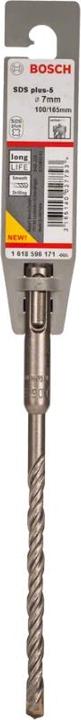 Produktbild Bosch Professional Zubehör Hammerbohrer SDS plus-5, 7 x 100 x 165 mm (7 mm)