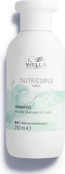 Wella Nutricurls Micellar Shampoo (250 ml, Flüssiges Shampoo)