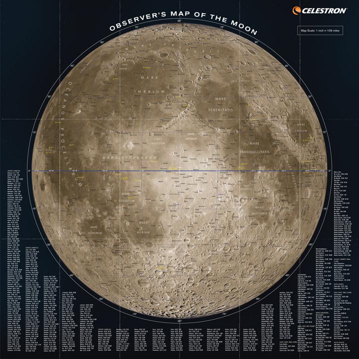 Immagine prodotto Celestron Mappa della Luna