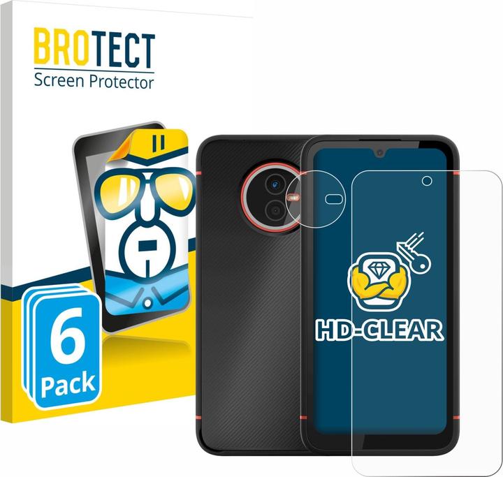 Actual product image BROTECT Screen Protector Clear (6 Piece, Gigaset GX4)