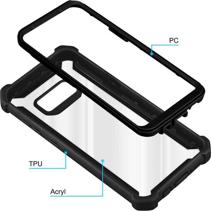 Produktbild Cadorabo Hybrid 2-in-1 Acrylic Cover (Samsung Galaxy S8+)