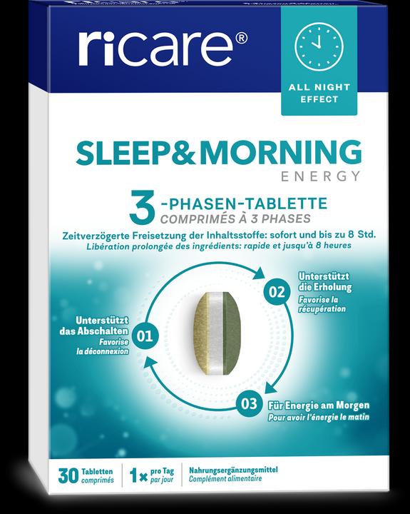 ricare Sleep & Morning Energy (30 Stück, Tabletten)