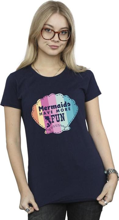 Actual product image Disney Womens/Ladies The Little Mermaid Fun Cotton T-Shirt (XXL)