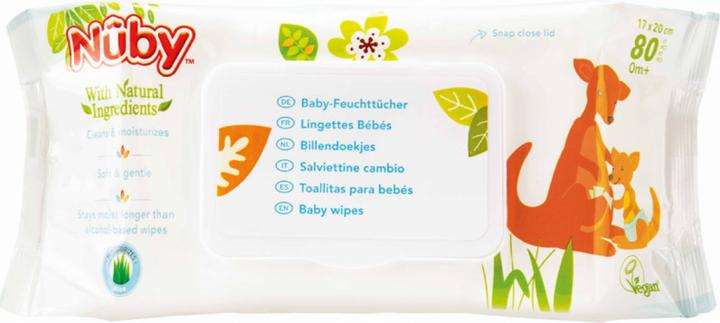 Produktbild Nuby Antibakterielle Baby-Feuchttücher (80 Stück)